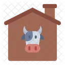 Shelter Animal Cow Icon