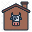 Shelter Animal Cow Icon