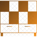 선반 장치 가정용품 책장 아이콘
