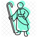 Shepherd Sheep Flock Icono