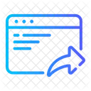 Hier Medien Senden Symbol