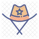 Cowboy Police Chapeau Icon