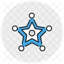 Badge De Sheriff Icon