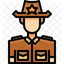 Sheriff Police Ranger Icon