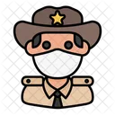 Sheriff Police Avatar Icon