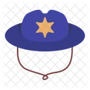 Sheriff Police Hat Icon