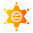 Sheriff Emblem Star Icon