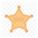 Sheriff Abzeichen Symbol