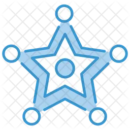 Sheriff-Abzeichen  Symbol