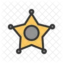 Sheriff Abzeichen Symbol