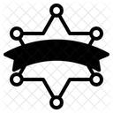 Sheriff Abzeichen Icon