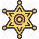 Sheriff Abzeichen Polizei Polizeiarbeit Symbol