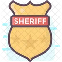 Sheriff Abzeichen Sheriff Logo Sheriff Insignien Symbol