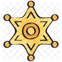 Sheriff Badge Police Policing Icon