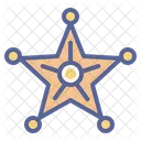 Star Badge Police Icon