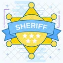 Sheriff Badge Police Badge Star Badge Icon