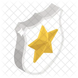 Sheriff Badge  Icon