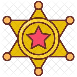Sheriff badge  Icon