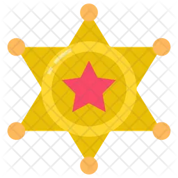Sheriff badge  Icon