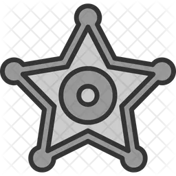 Sheriff Badge  Icon