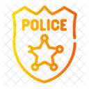 Sheriff Badge Emblem Star Icon