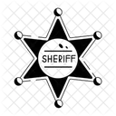Sheriff Badge  Icon