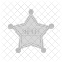 Sheriff bage  Icon
