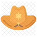 Sheriff Hat Policing Law Icon