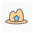 保安官の帽子 アイコン
