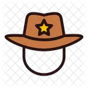 Sheriff Hat Cow Boy Cowboy Icon