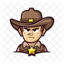 Police Badge Star Icon