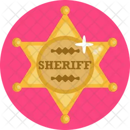 Sherriff Badge  Icon