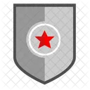 Shield Army Metal Icon