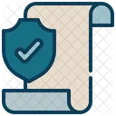 Shield Protection Receipt Icon