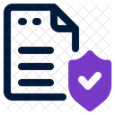 Shield File Protection Icon