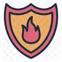 Shield Security Fireman Icon