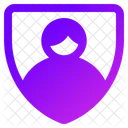 Shield User Safety Icon