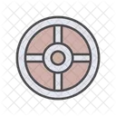 Medieval Round Shield Icon