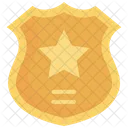 Shield Police Symbol Icon