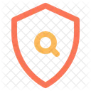 Shield Protect Search Icon