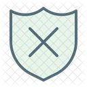 Shield Guarantee Not Safe Icon