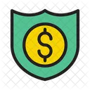Shield Protection Dollar Icon