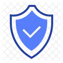Shield Tick Check Icon