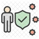 Shield Protection Immune Response Icon