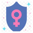 Shield Security Female Icon