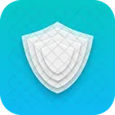 Shield Neumorphism Interface Icon
