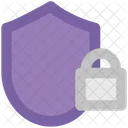 Shield Lock Sign Icon
