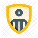 Shield Man Person Icon