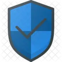 Shield Firewall Check Icon