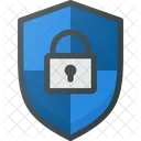 Shield Firewall Lock Icon